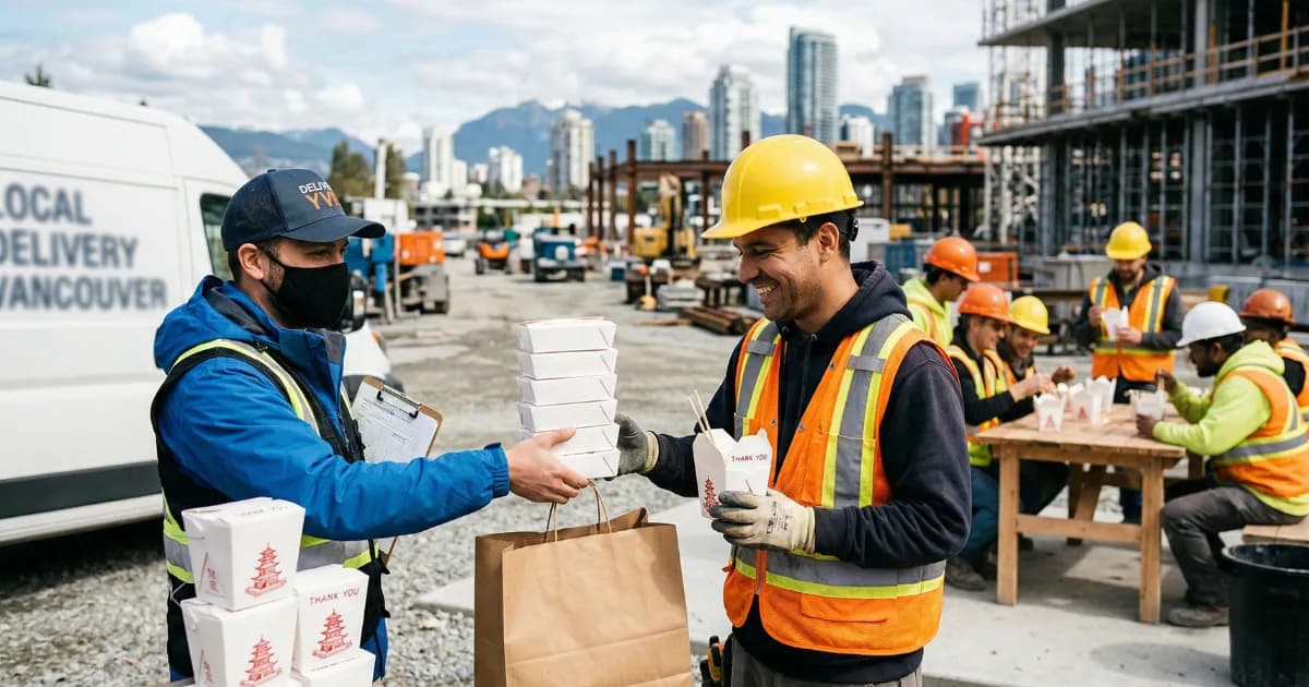 Featured image for Construction Site Lunch Delivery: Feeding Crews of 50+