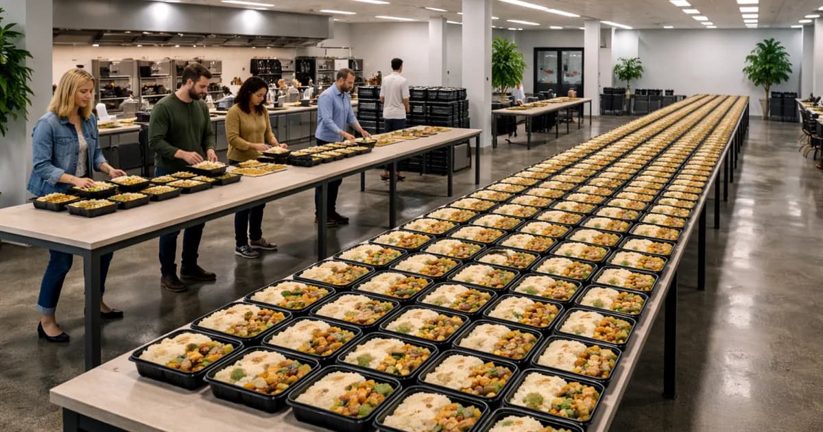 How to Scale Office Meals from 20 to 200 People